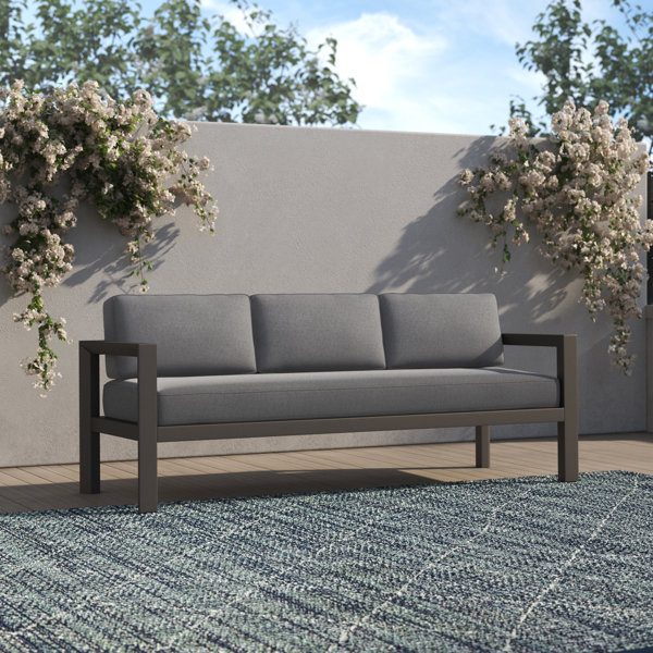Greyson 80.75'' Metal Outdoor Sofa & Reviews Joss & Main